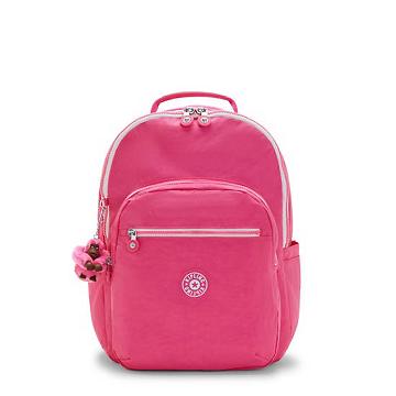 Kipling Seoul Large 15" Backpack Laptoptassen Roze | BE 1650SG